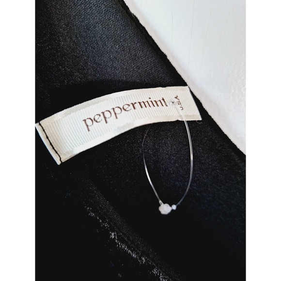 NWOT Blck Crushed Velvet Mini Dress, tulip hem spandex Medium Goth Grunge - Picture 8 of 10